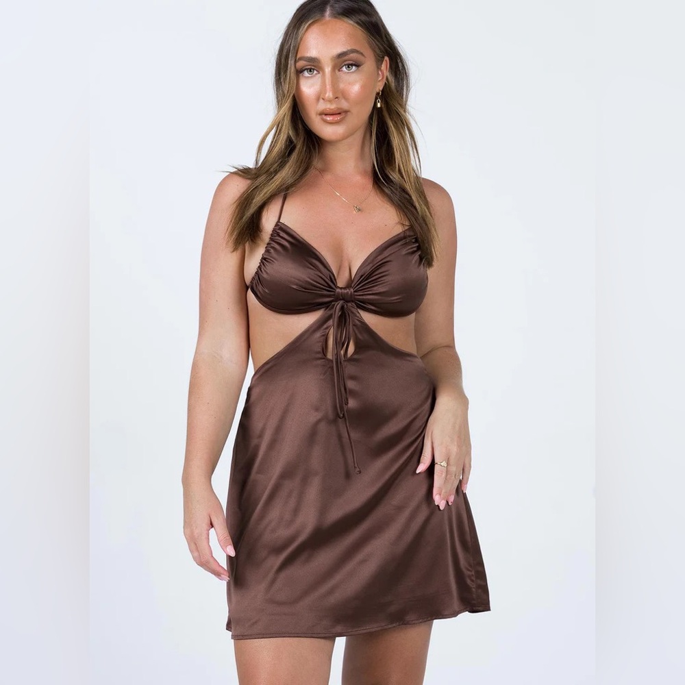 Princess Polly Lexie Mini Dress Brown
